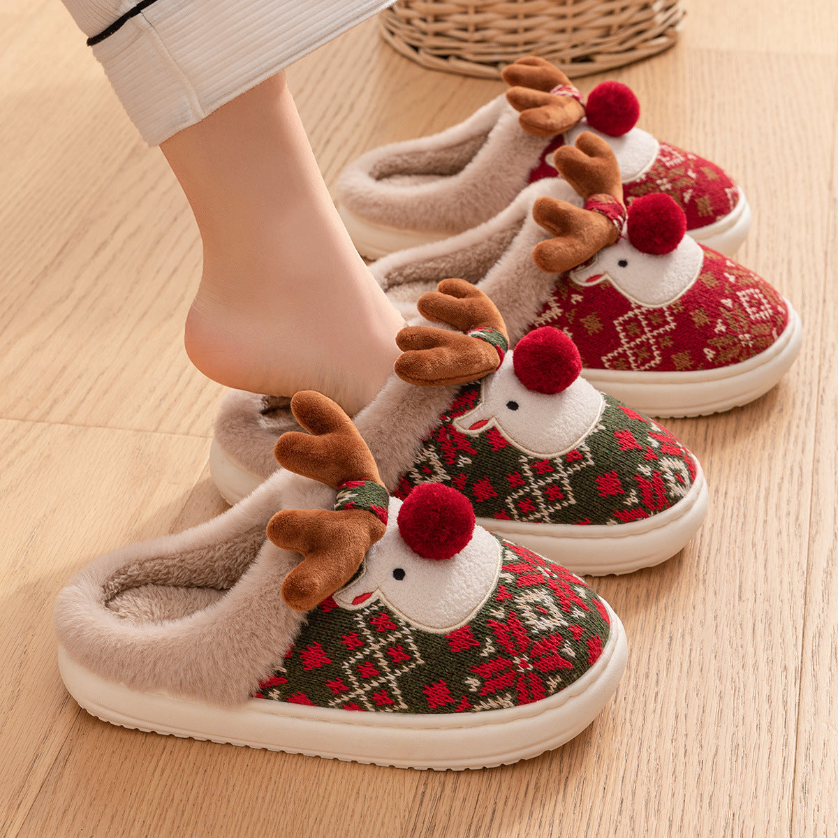 Rudolph Cuddle Slippers