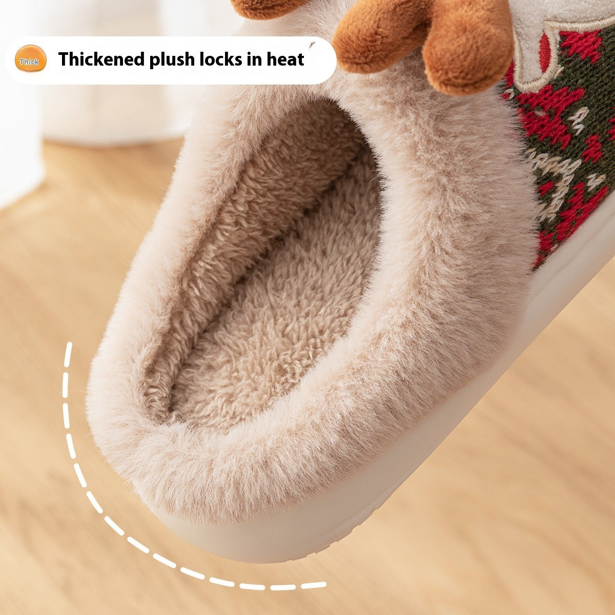 Rudolph Cuddle Slippers