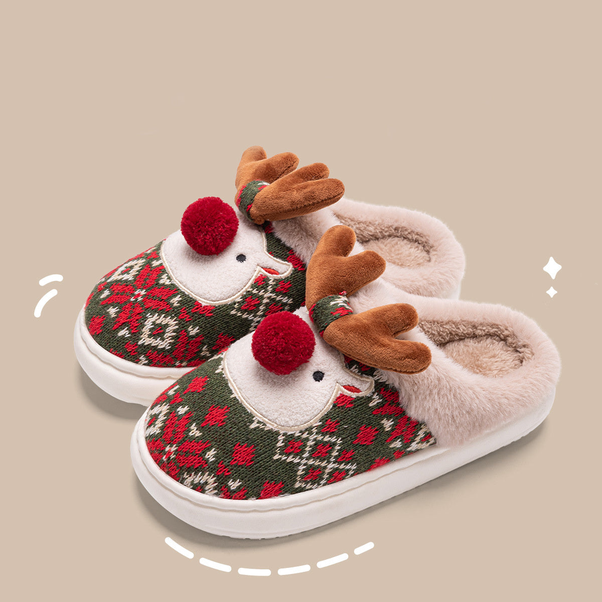 Rudolph Cuddle Slippers