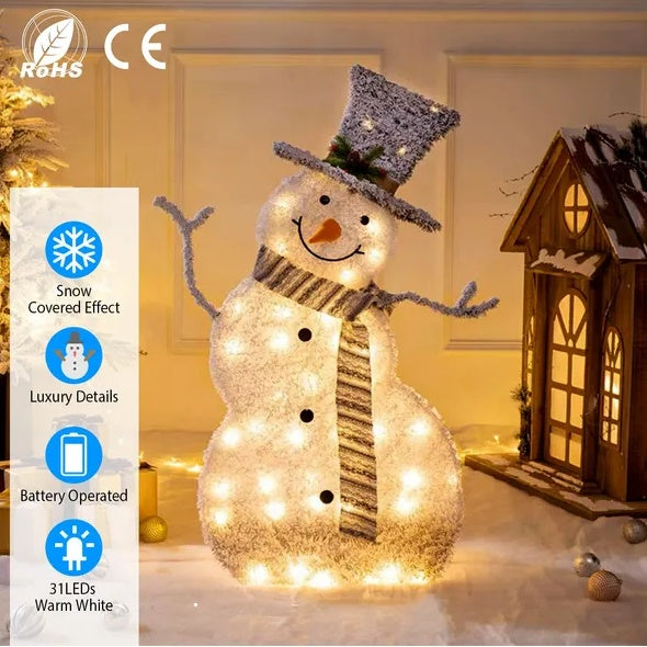 LED Christmas Snowman Decoration